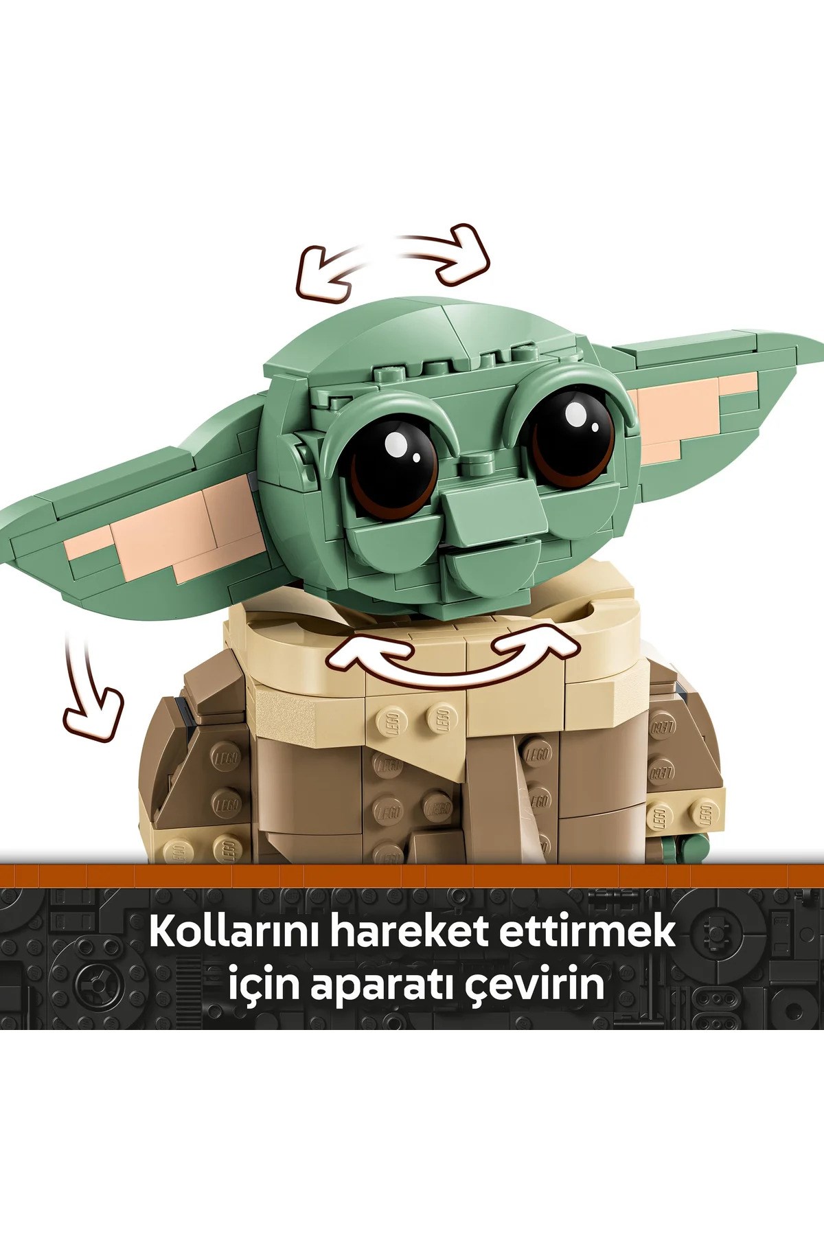LEGO Star Wars Uçan Bebek Arabalı Grogu 75403-Lego