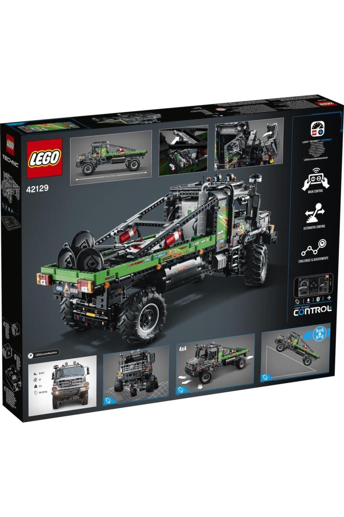 LEGO ® Technic 4x4 Mercedes-Benz Zetros Kamyon 42129 - Koleksiyonluk Model Yapım Seti(2110 Parça)-Lego Technic