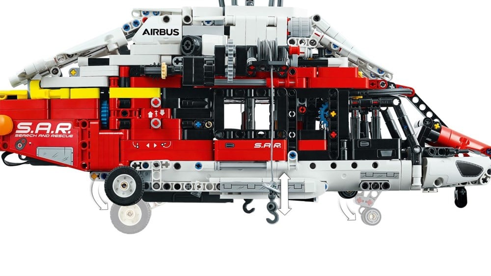 Lego Technic Airbus H175 Kurtarma Helikopteri 42145-Lego