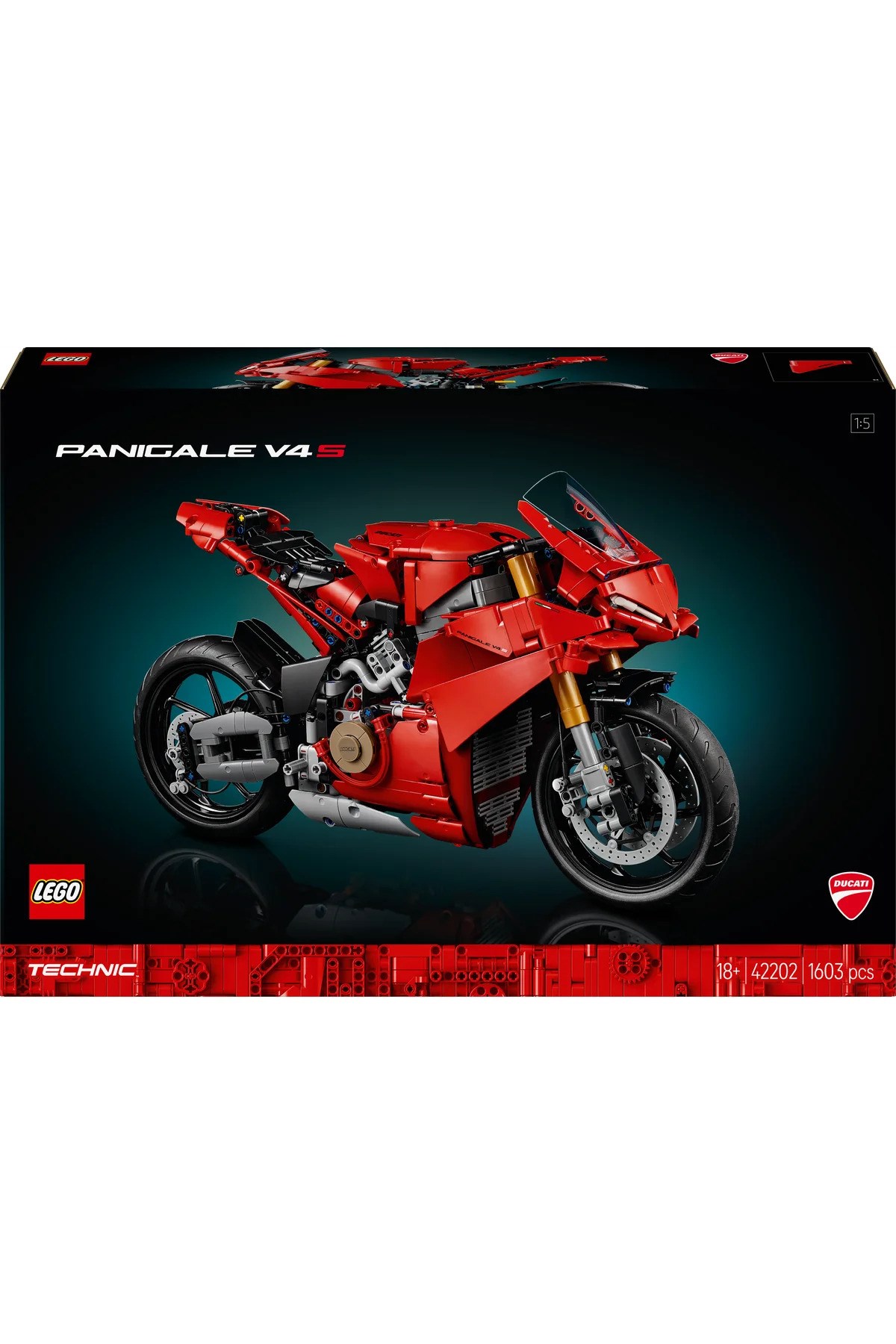 LEGO Technic Ducati Panigale V4 S Motosiklet 42202-Lego Technic