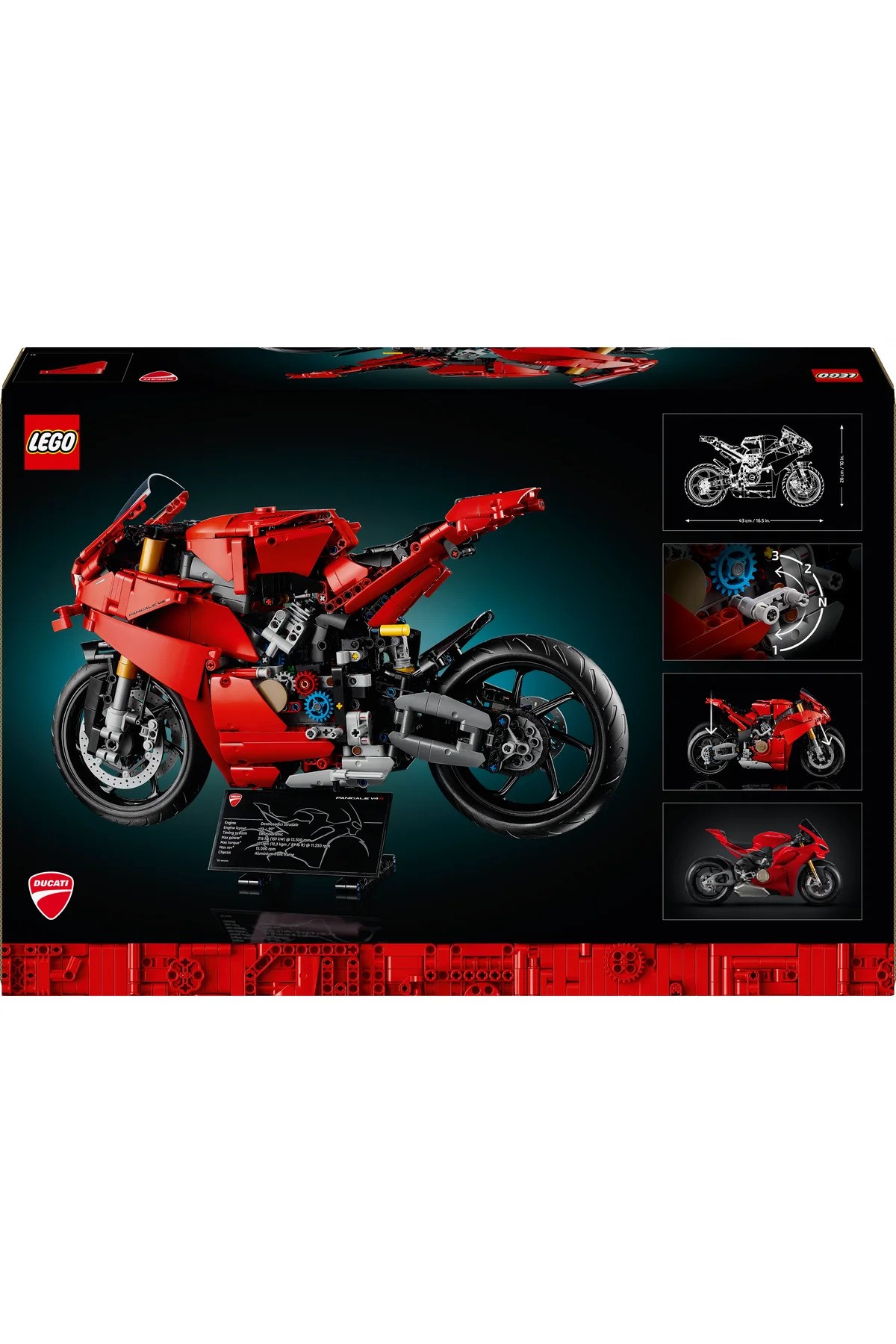 LEGO Technic Ducati Panigale V4 S Motosiklet 42202-Lego Technic