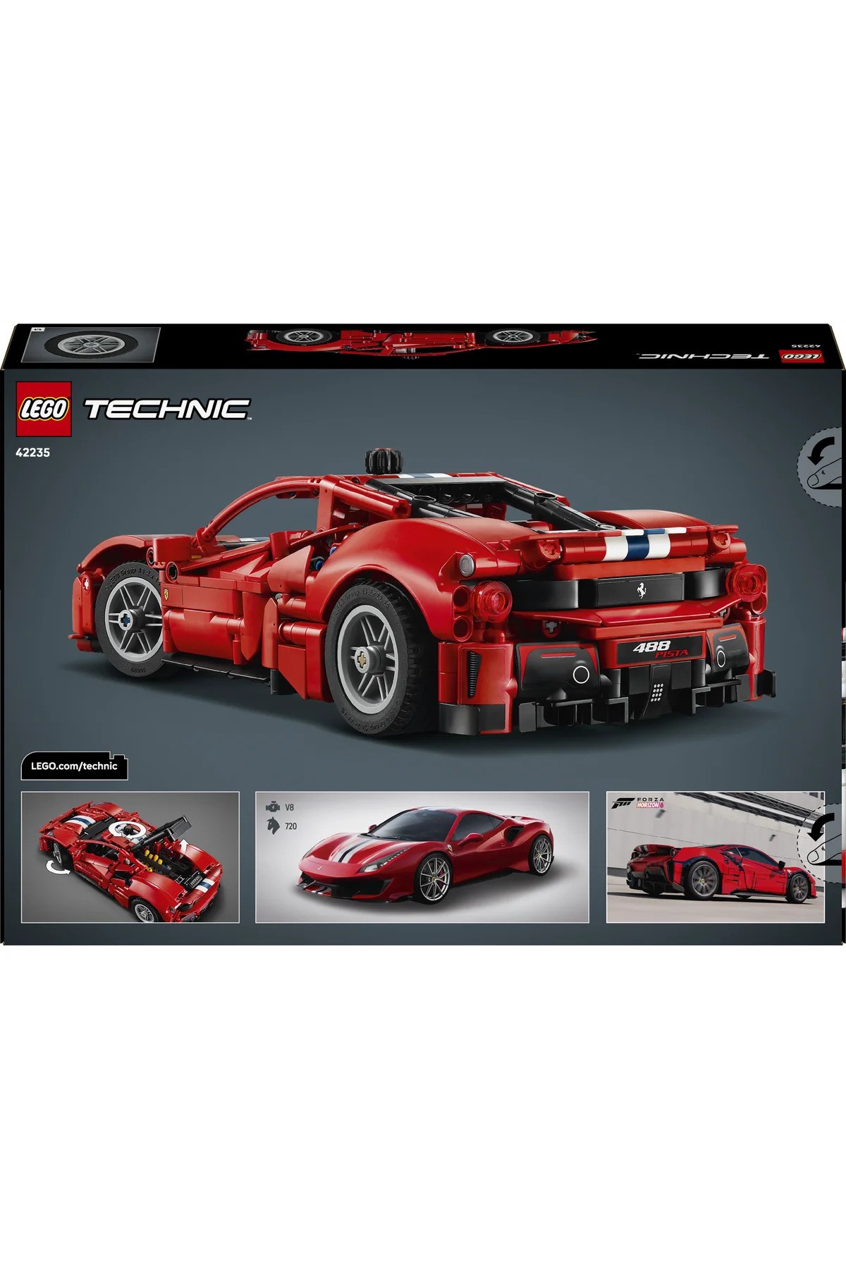 LEGO Technic Ferrari 488 PISTA Araba 42235-Lego Technic