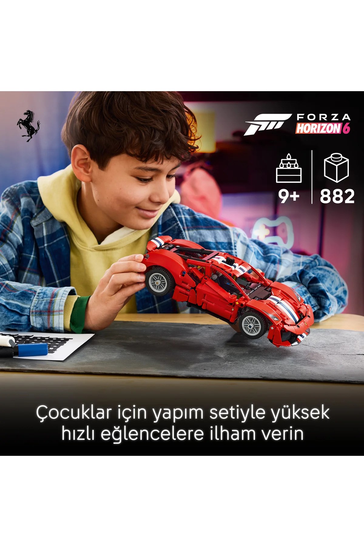LEGO Technic Ferrari 488 PISTA Araba 42235-Lego Technic