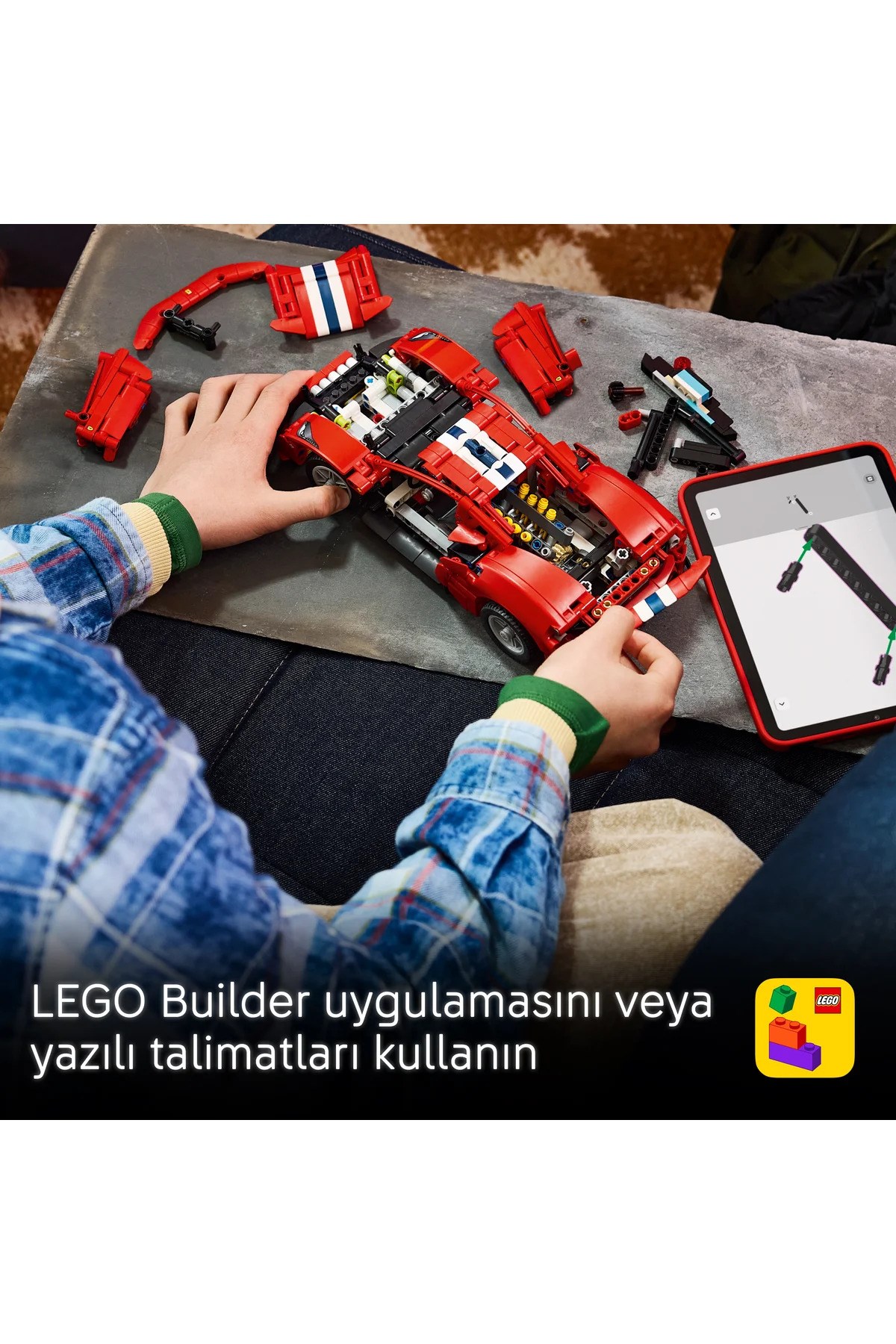 LEGO Technic Ferrari 488 PISTA Araba 42235-Lego Technic