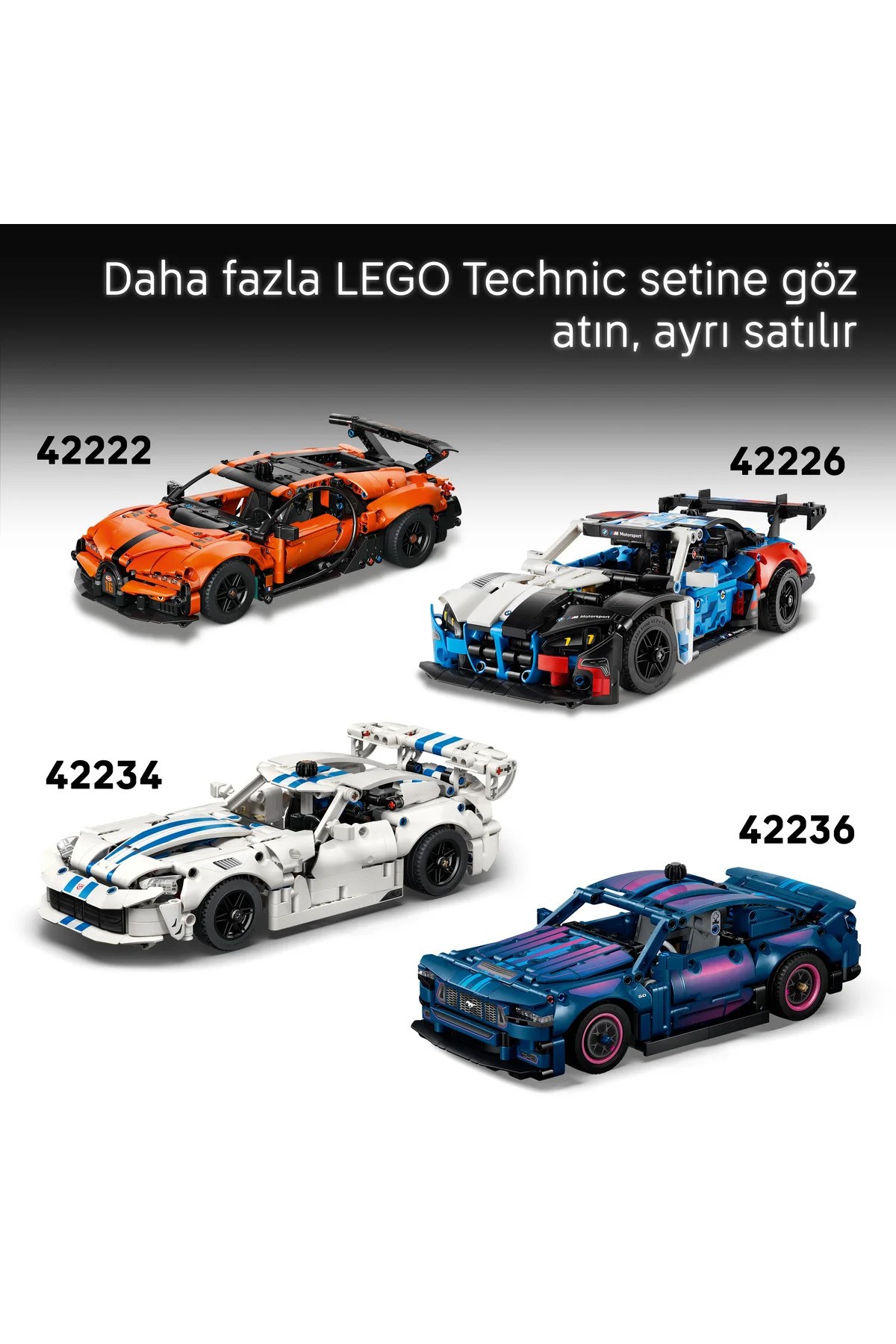 LEGO Technic Ferrari 488 PISTA Araba 42235-Lego Technic