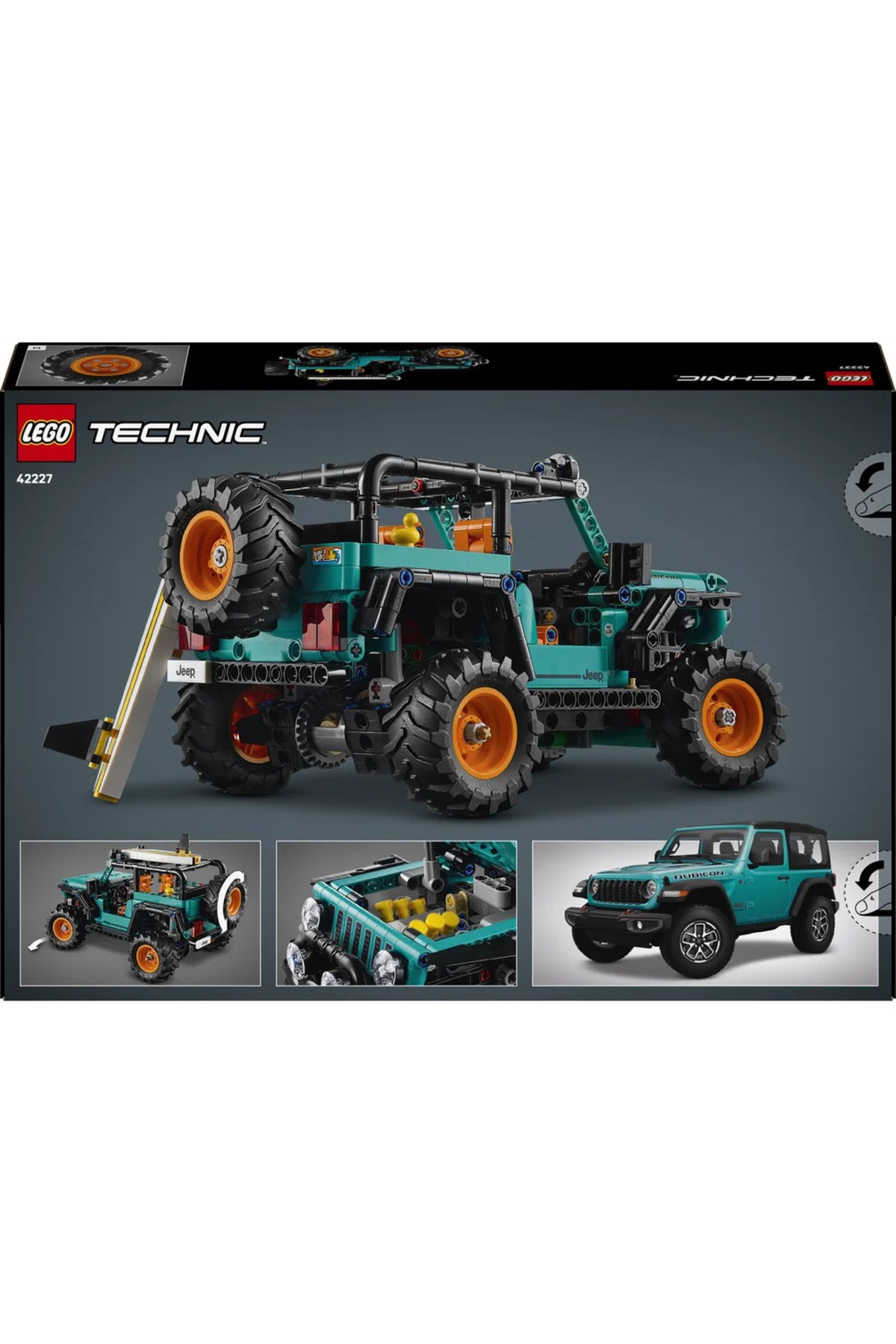LEGO Technic Jeep Wrangler Rubicon SUV 42227-Lego Technic