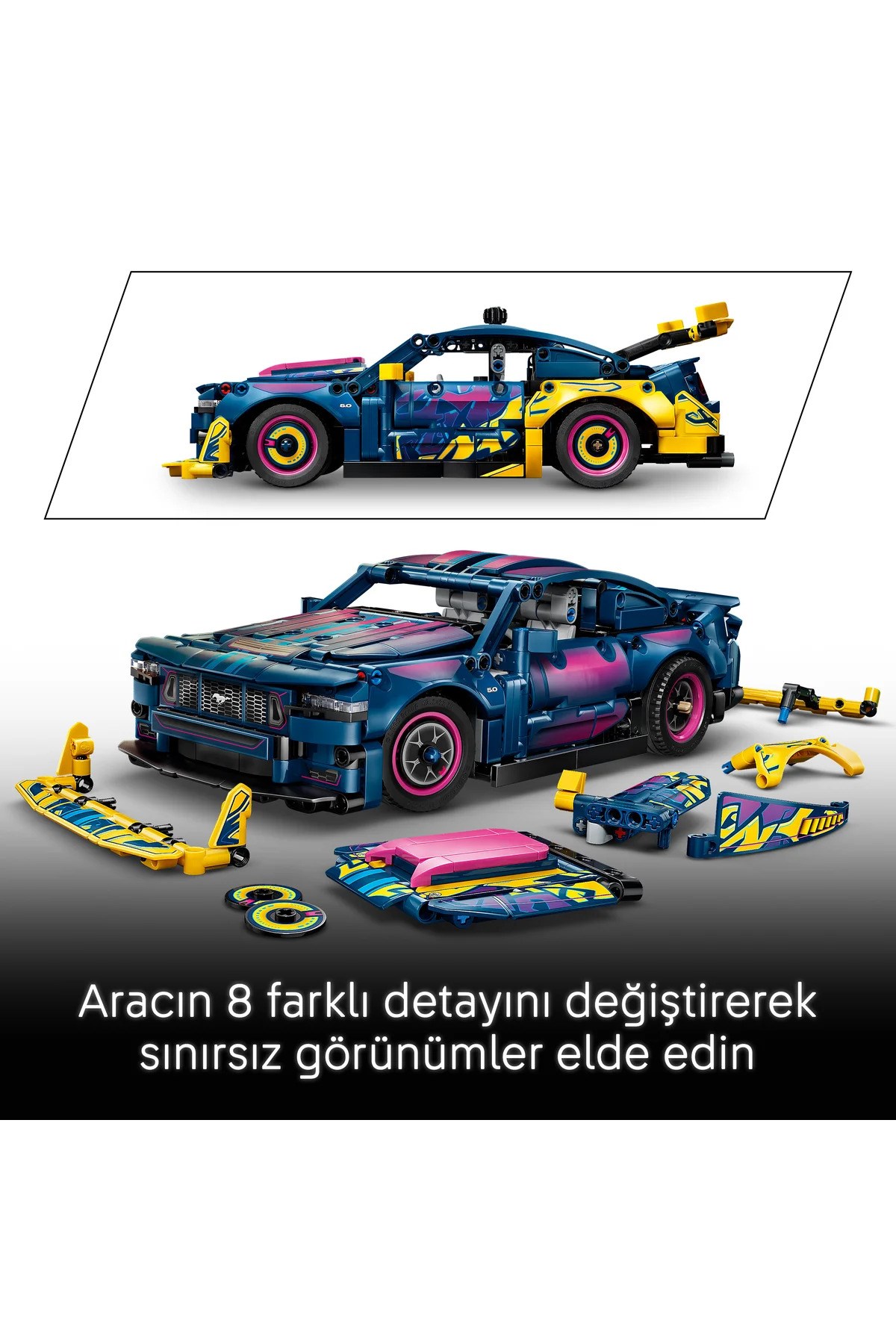 LEGO Technic Modifiye Ford Mustang GT Araba 42236-Lego Technic