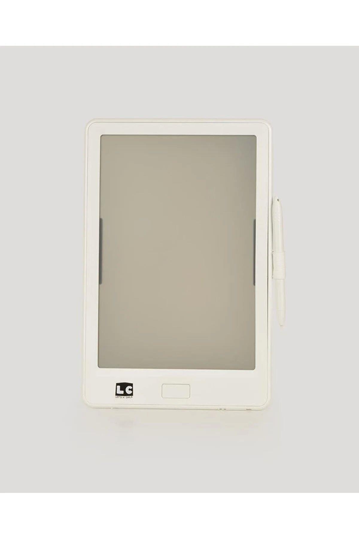let's be child 10 inch Şeffaf LCD Dijital 4 Adet Çizim Kartlı Tablet-Eğitici Oyuncak
