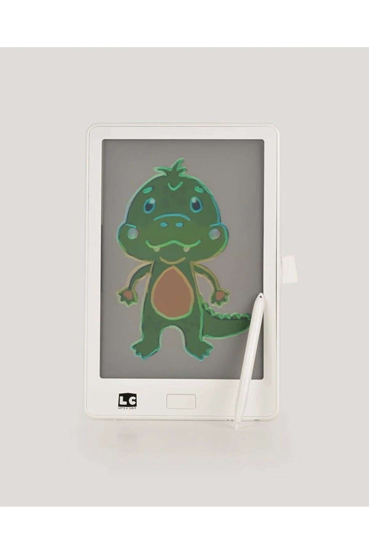 let's be child 10 inch Şeffaf LCD Dijital 4 Adet Çizim Kartlı Tablet-Eğitici Oyuncak