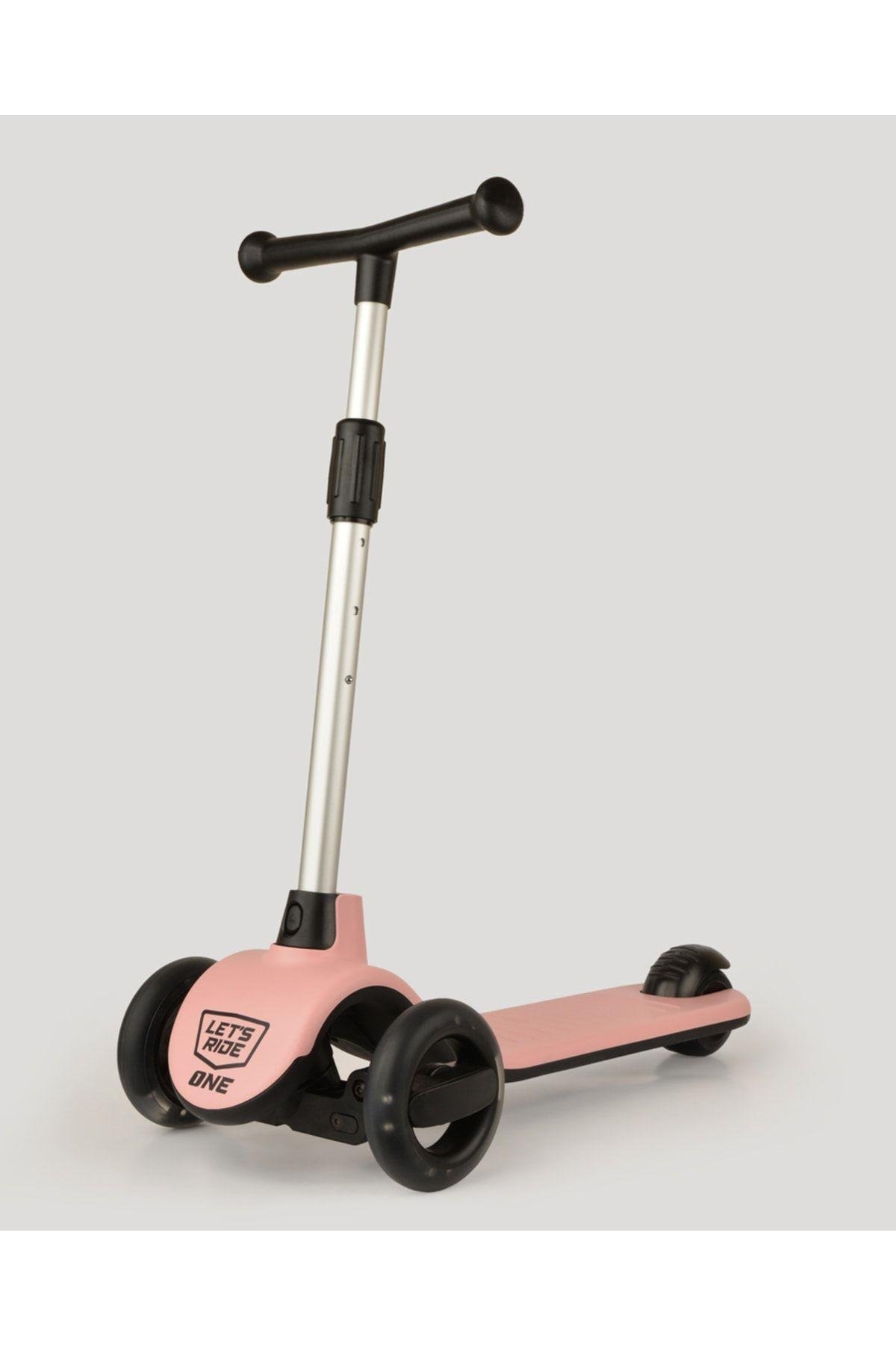 let's be child Lc Let\'s Ride Scooter-pembe Renk, Işıklı Teker-Scooter