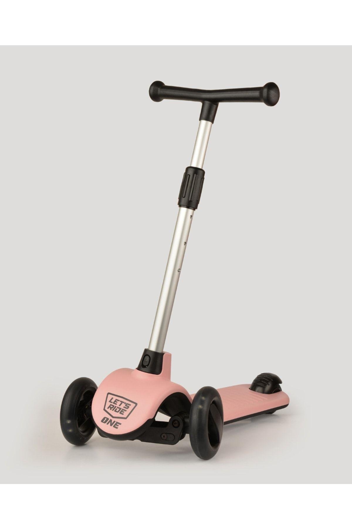 let's be child Lc Let\'s Ride Scooter-pembe Renk, Işıklı Teker-Scooter