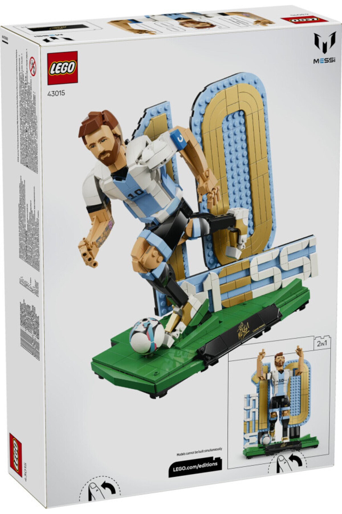 LİONEL MESSİ - FOOTBALL LEGEND 43015 - 12+ YARATICI OYUNCAK YAPIM SETİ (958 PARÇA)-Lego