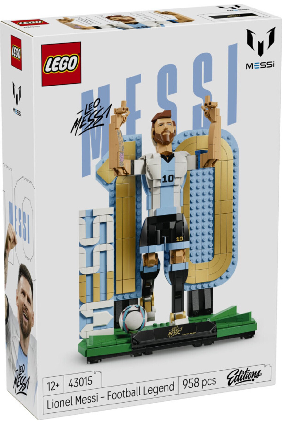 LİONEL MESSİ - FOOTBALL LEGEND 43015 - 12+ YARATICI OYUNCAK YAPIM SETİ (958 PARÇA)-Lego