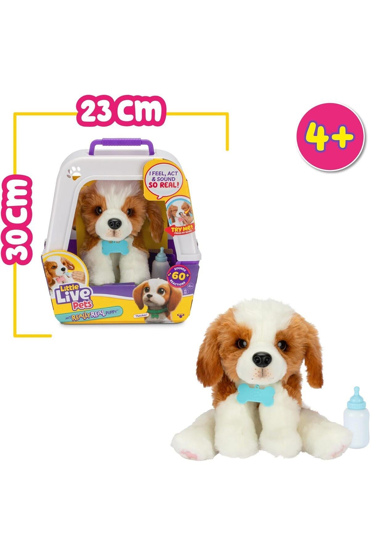 Little Live Pets Sevimli  Sesli İnteraktif Köpeğim - 60 dan Fazla Ses Çıkarıyor-Hayvan Figürleri