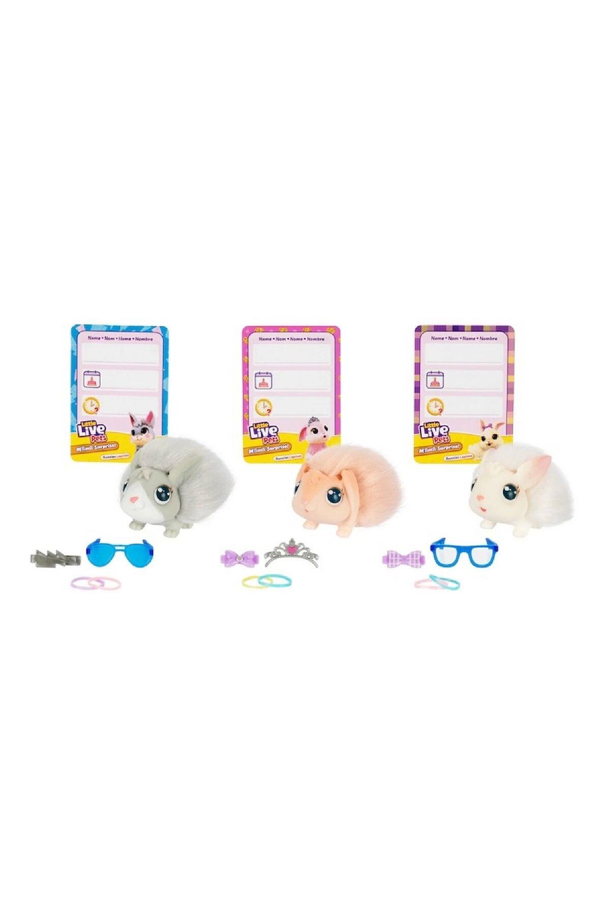 LLP Sesli ve Işıklı Anne ve Sürpriz Paket Yavruları Oyun Seti-Peluş Oyuncaklar