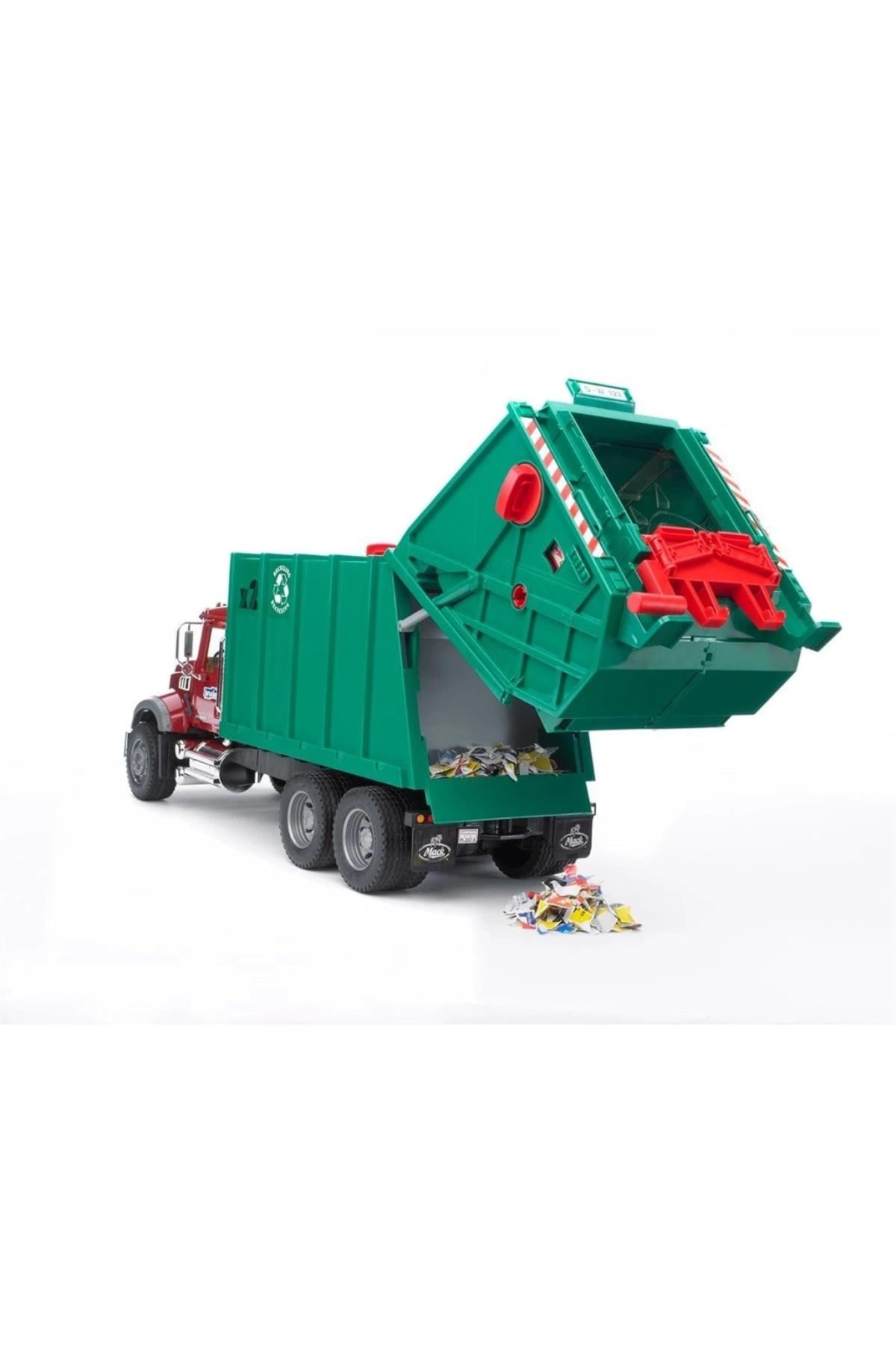 Mack Granite Çöp Kamyonu BR02812-Oyuncak Arabalar ve Kamyonlar
