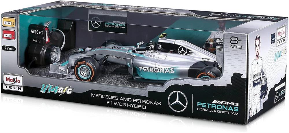Maisto 1:14 Mercedes AMG Petronas F1 W05 Hybrid U/K Araba-Uzaktan Kumandalı Araçlar