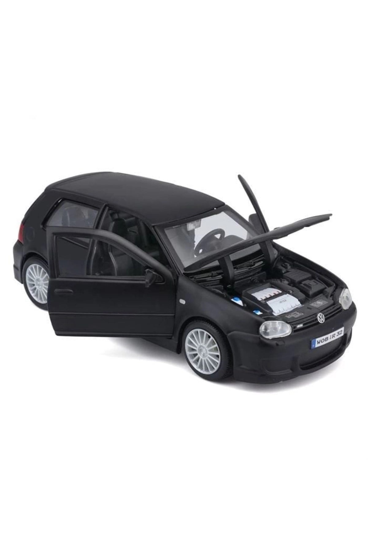 Maisto Volkswagen Golf R32 1/24 Siyah 31290-Maket Araçlar