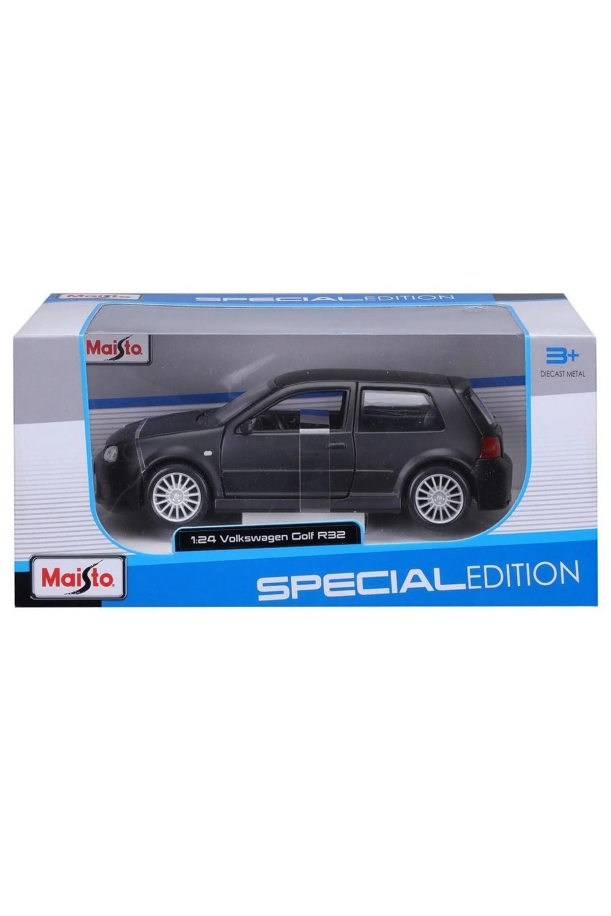 Maisto Volkswagen Golf R32 1/24 Siyah 31290-Maket Araçlar