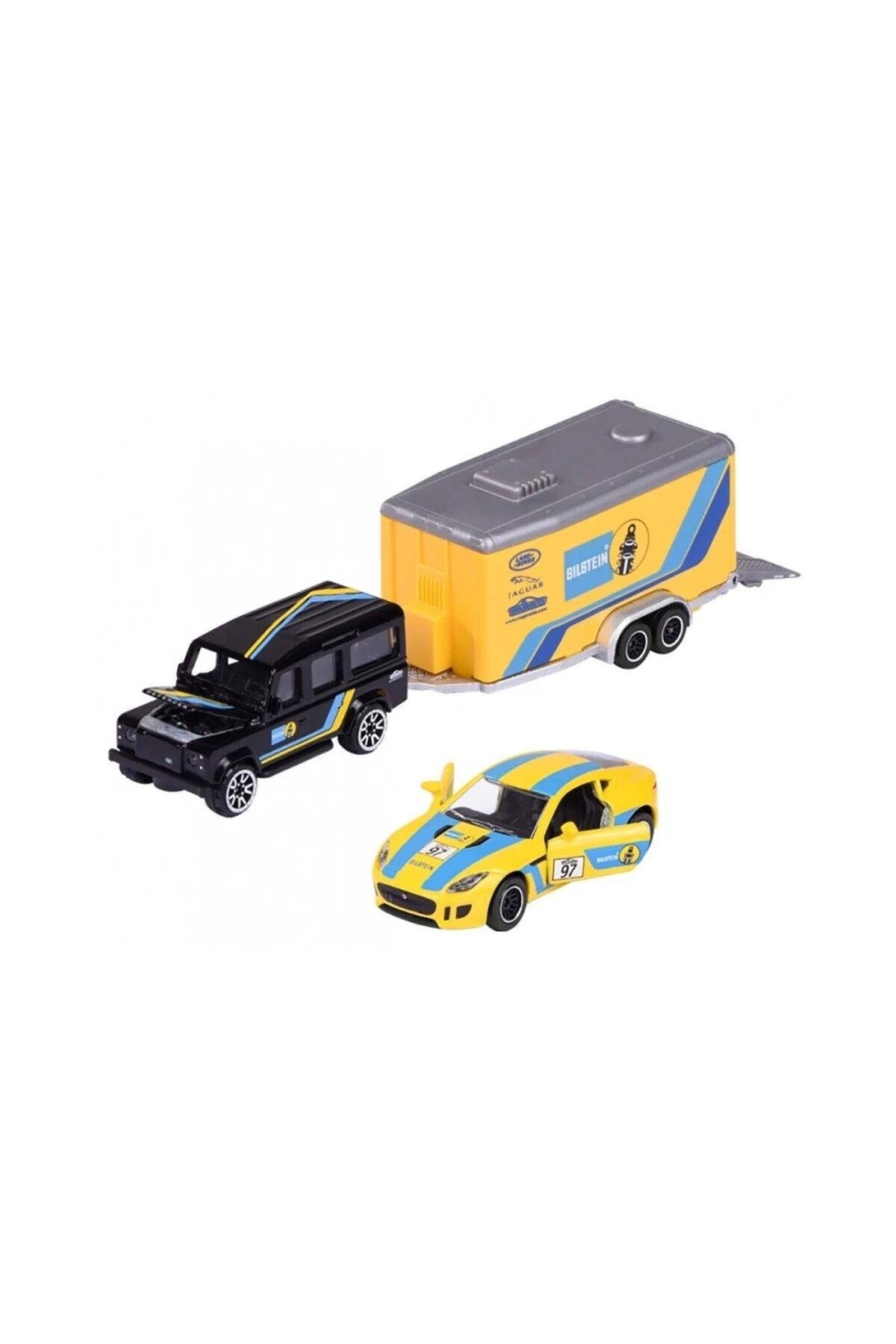 Majorette Car Trailer Land Rover SMB-212053111-Oyuncak Arabalar ve Kamyonlar