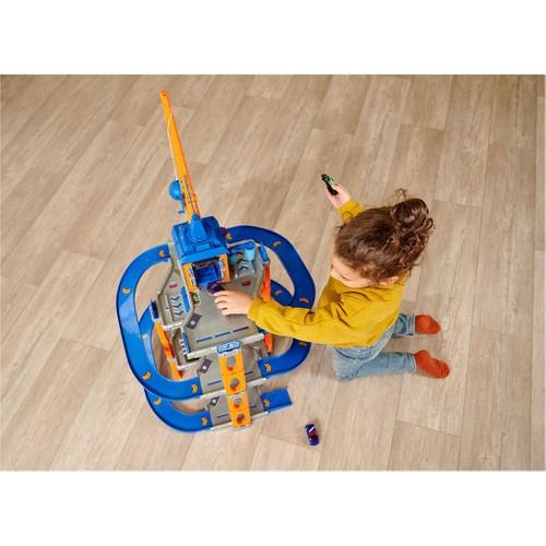 Majorette Motor Lift Center + 5 Cars-Araba Garaj ve Setleri