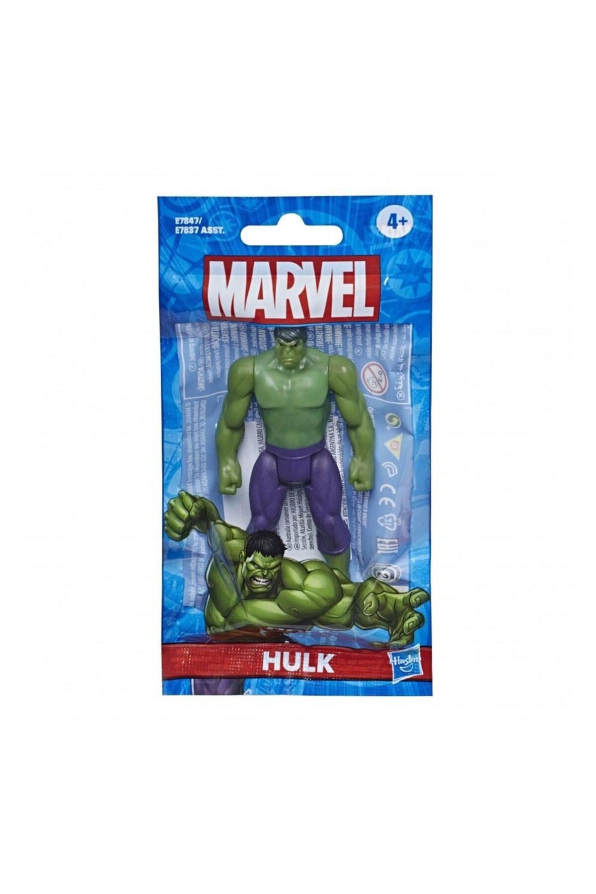 Marvel Aksiyon Figürleri 9,5 cm Hulk E7837-E7847-Karakter Figürleri