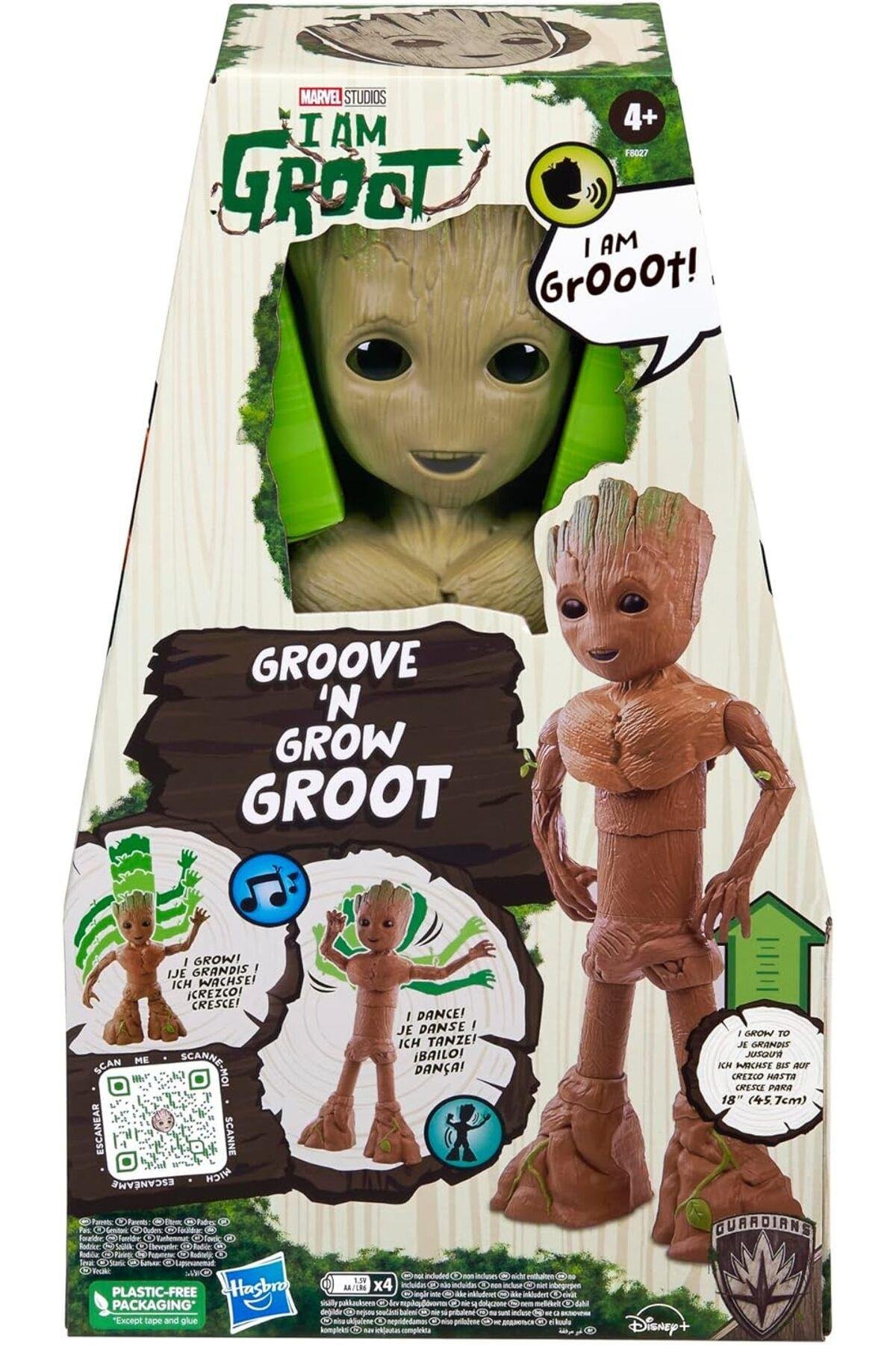MARVEL Guardians Of Galaxy Interaktif Dans Eden Groot F8027-Karakter Figürleri