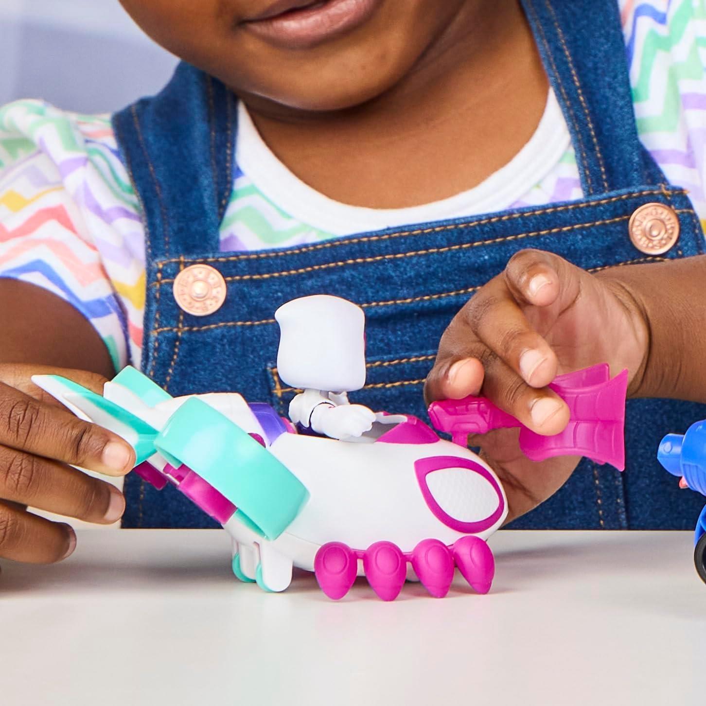 Marvel Spidey and His Amazing Friends Hayalet-Spider Copter Aksiyon Figürü ve Oyuncak Aracı-Karakter Figürleri