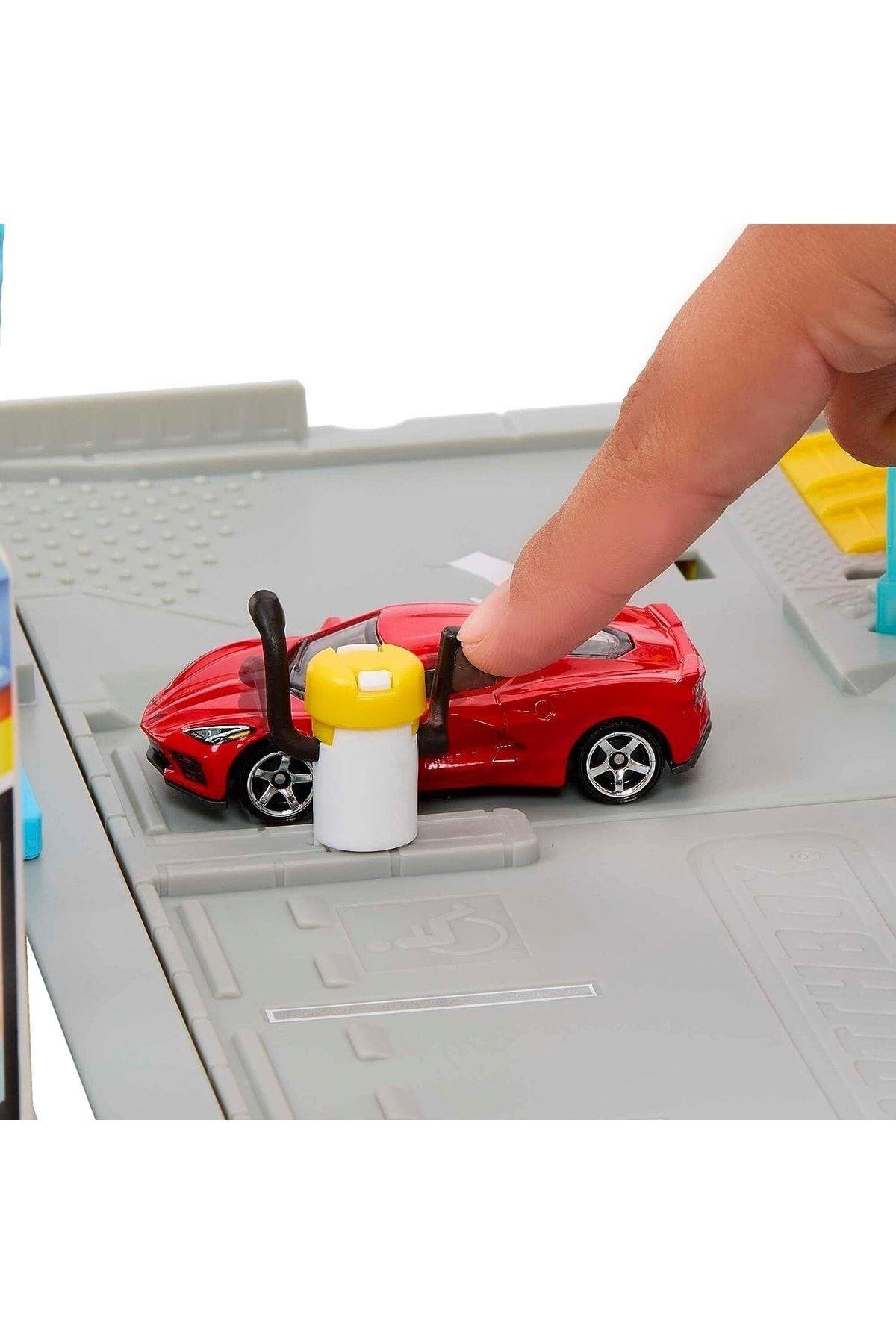 Matchbox Hnj54 Matchbox Aksiyon Sürücüleri Süper Oto Yıkama Oyun Seti-Araba Garaj ve Setleri