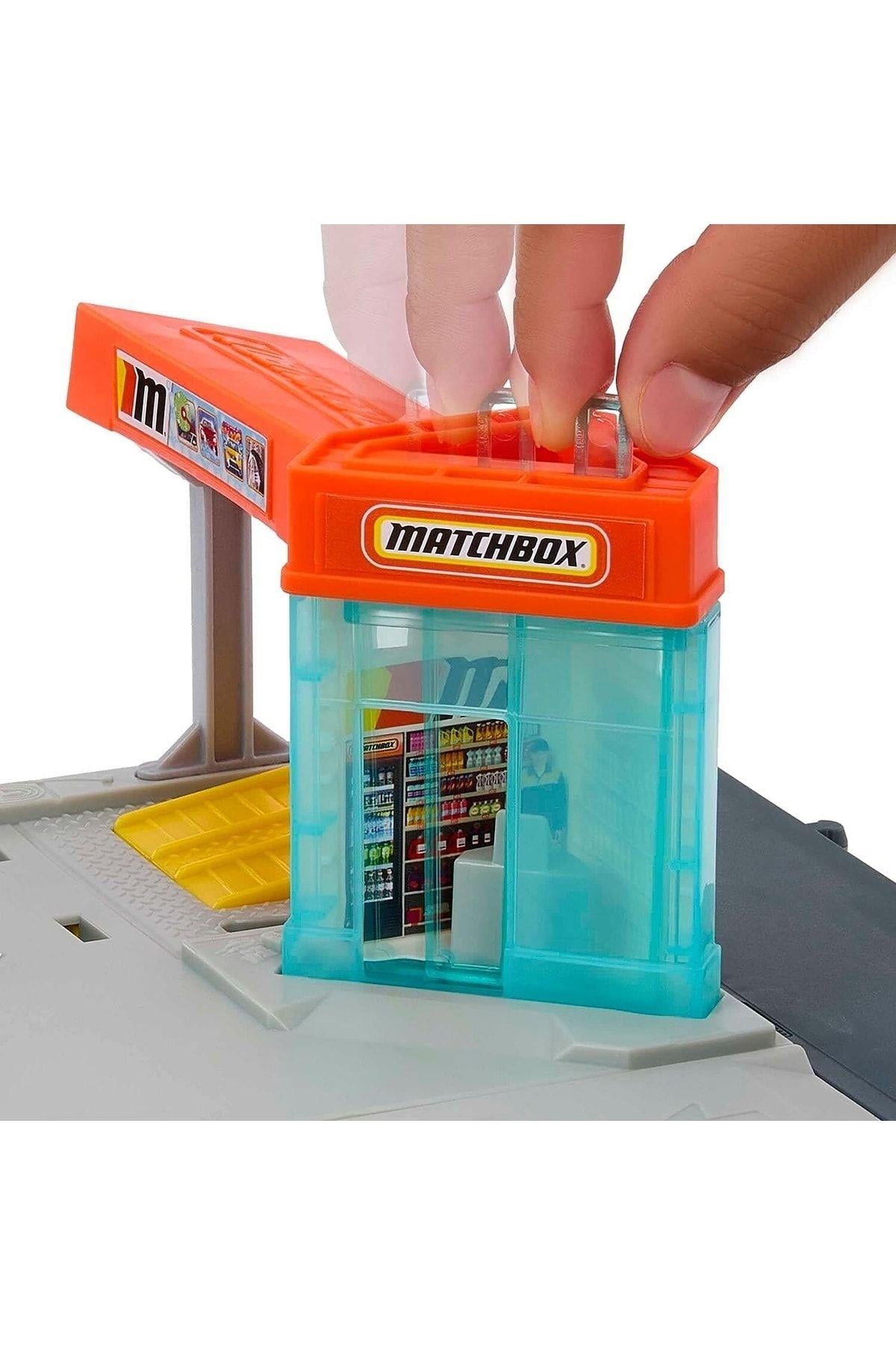 Matchbox Hnj54 Matchbox Aksiyon Sürücüleri Süper Oto Yıkama Oyun Seti-Araba Garaj ve Setleri