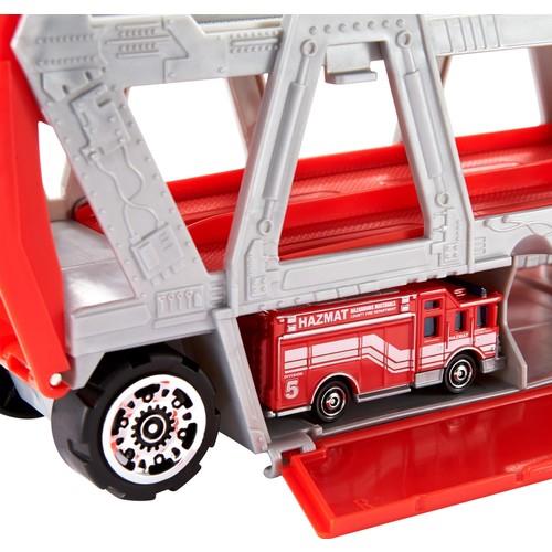 Matchbox Taşıyıcı İtfaiye Aracı Oyun Seti GWM23-Araba Garaj ve Setleri