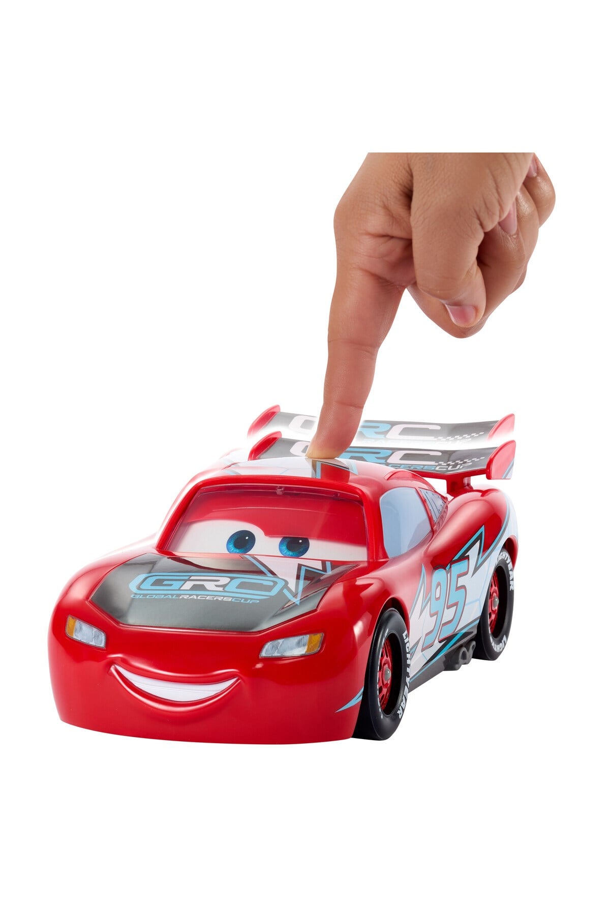 Mattel Cars Drift Atabilen Şimşek Mcqueen, 2 moda sahip oyuncak araç HXJ34-Oyuncak Arabalar ve Kamyonlar