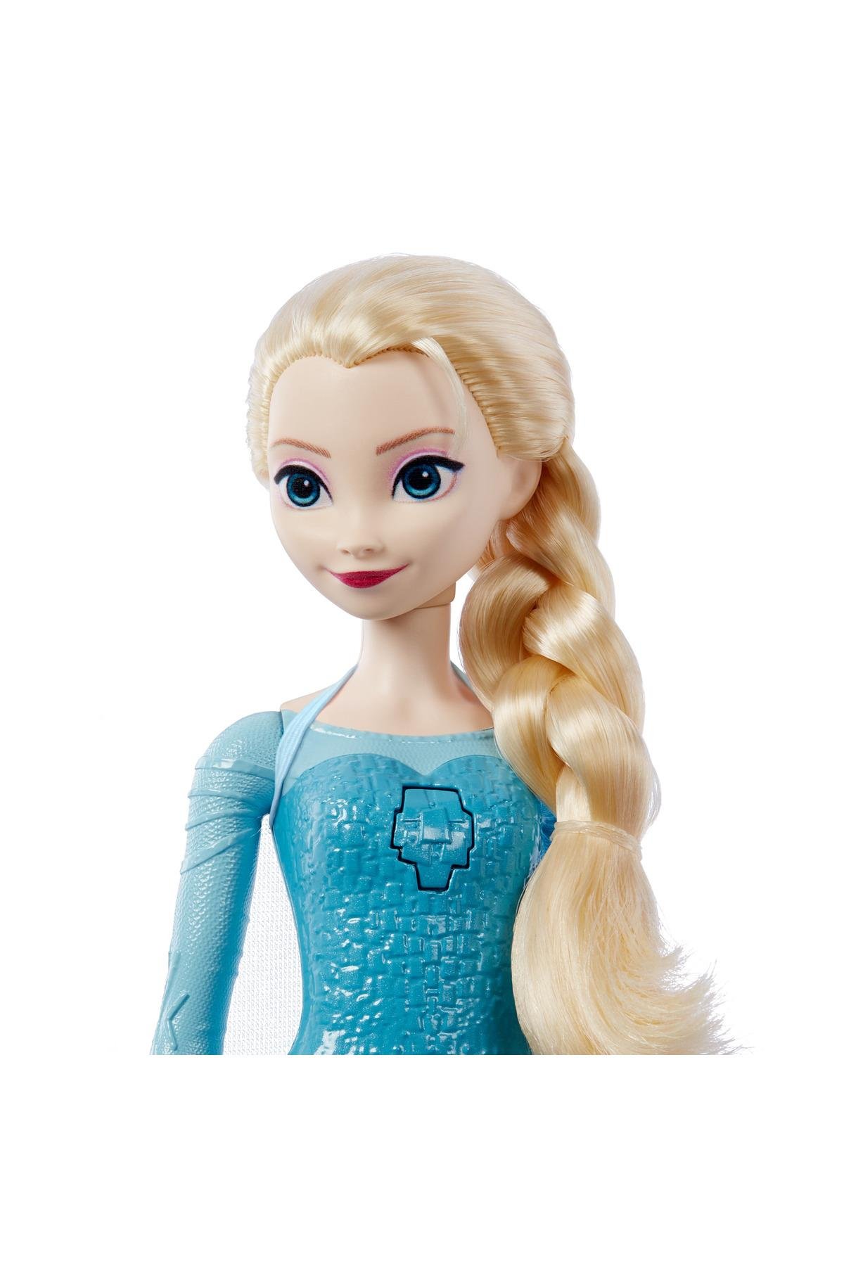 Mattel Disney Karlar Ülkesi Şarkı Söyleyen Elsa Bebek Filmdeki 'Let It Go' şarkısı ile JDX52-Oyuncak Bebekler