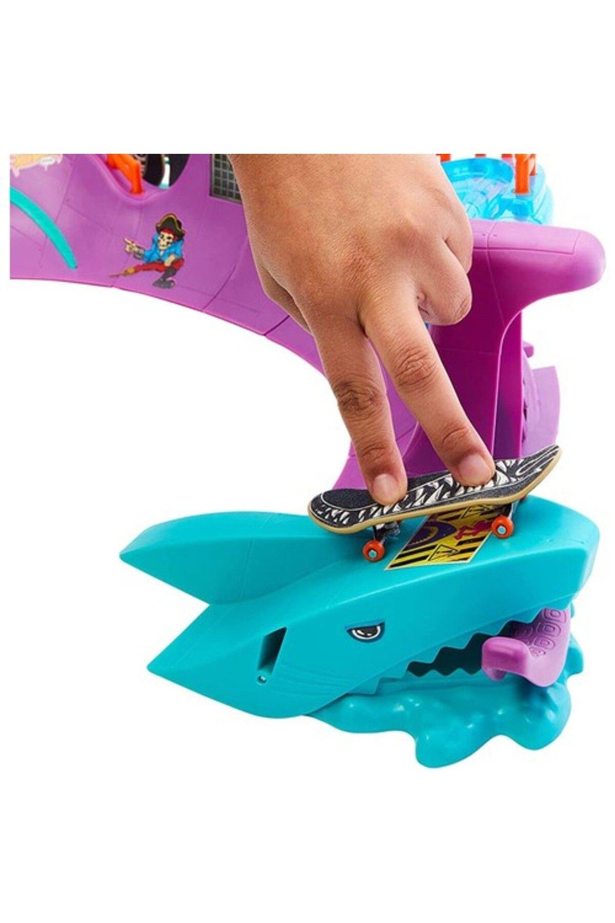 mattel Hot Wheels Skate Ahtapot Kaykay Parkı Oyun Seti-Araba Garaj ve Setleri