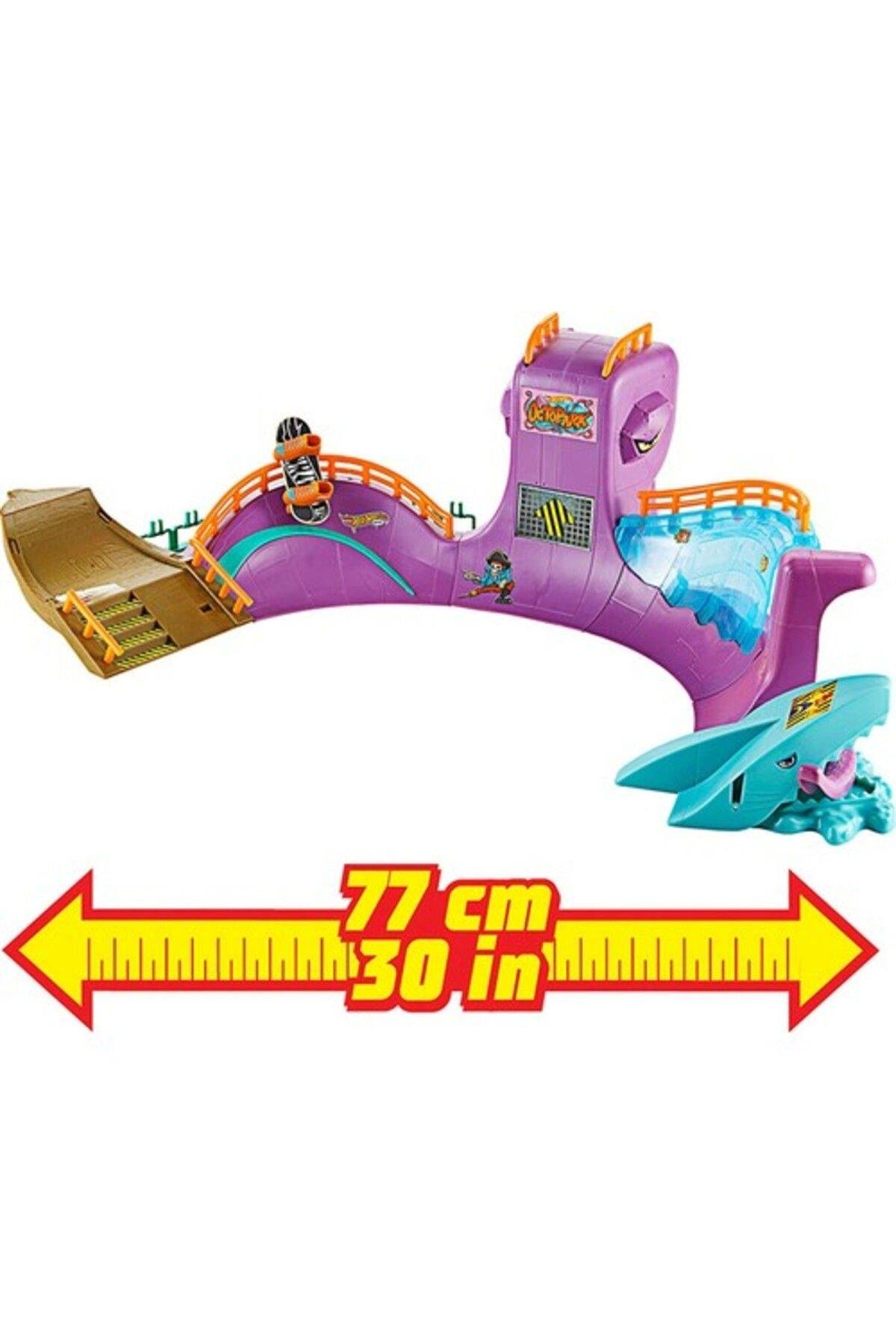 mattel Hot Wheels Skate Ahtapot Kaykay Parkı Oyun Seti-Araba Garaj ve Setleri