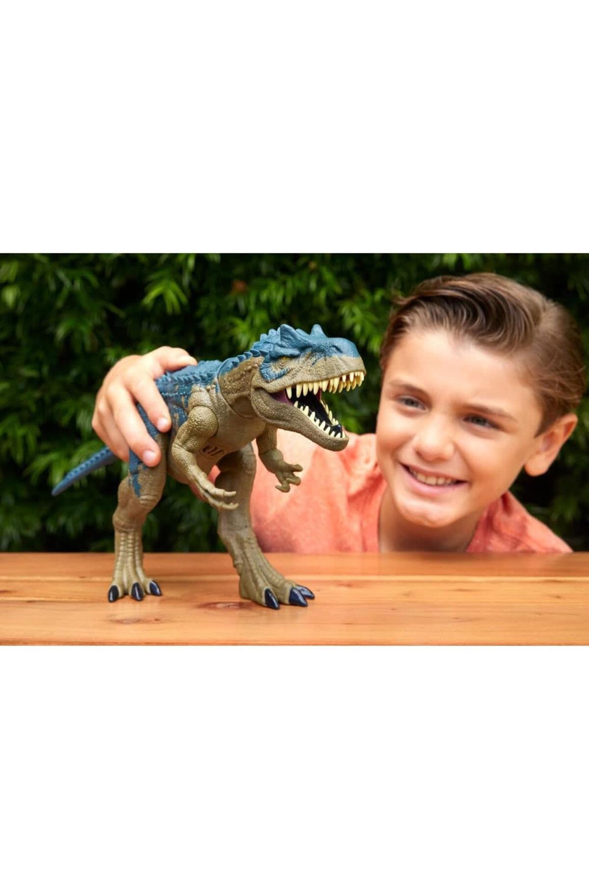 Mattel Jurassic World Süper Güçlü Allosaurus Figürü HRX50-Hayvan Figürleri