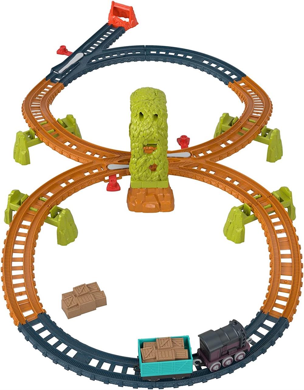 Mattel Thomas Ve Arkadaşları Tren Seti HGY82 HGY85-Araba Garaj ve Setleri