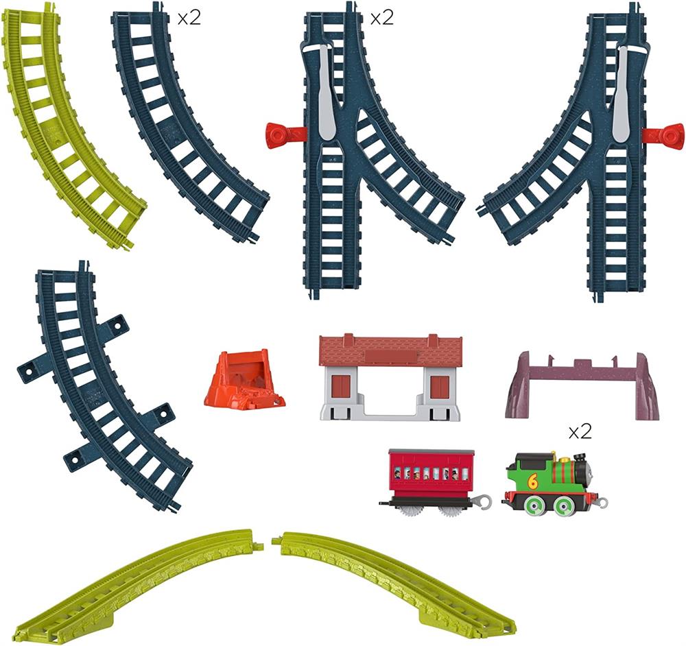 Mattel Thomas Ve Arkadaşları Tren Seti HGY82 HGY84-Araba Garaj ve Setleri