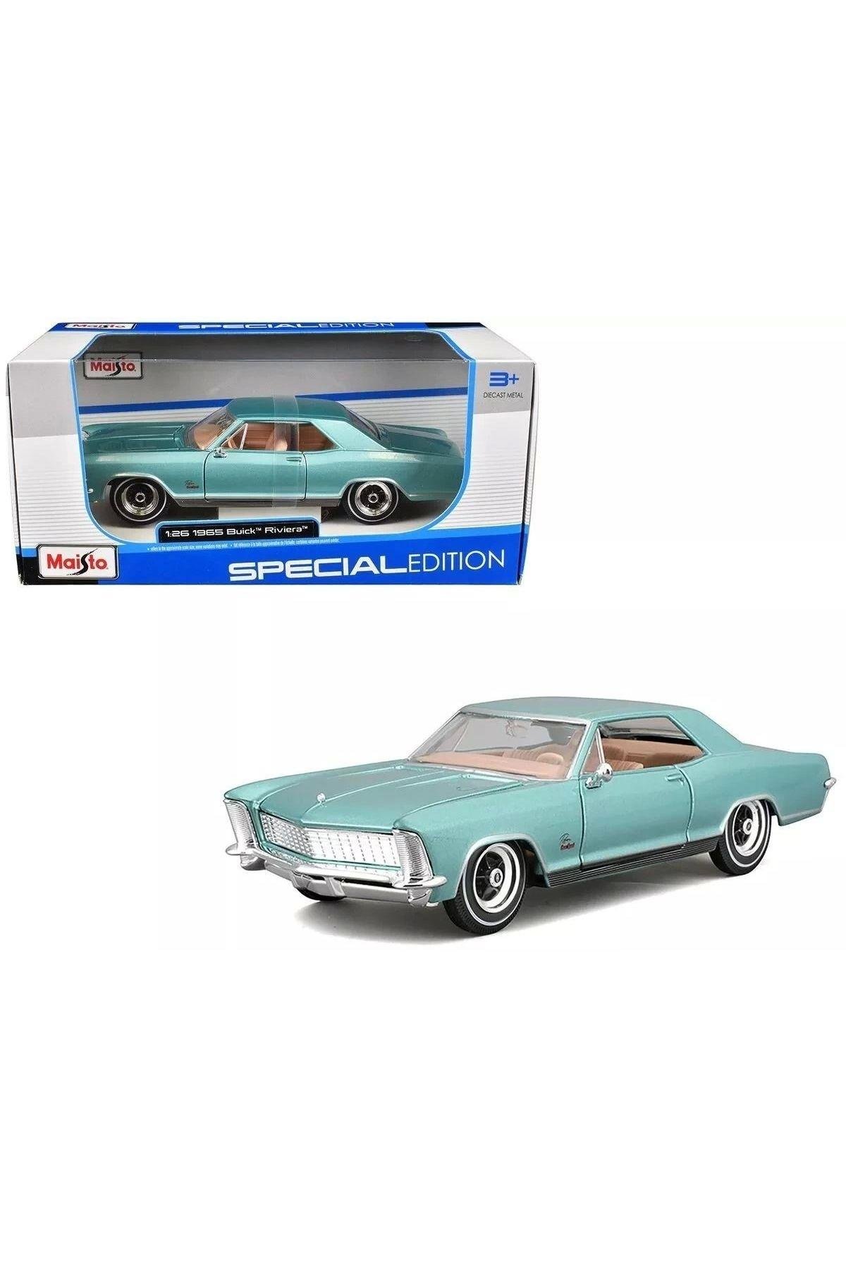 MAY 31214 1965 Buick Riviera 1:26 Model Araba -FABBATOYS-Maket Araçlar