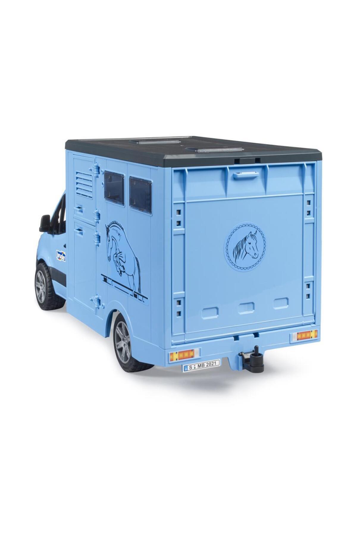 MB Sprinter Animal Transporter with Horse 02674-Oyuncak Arabalar ve Kamyonlar