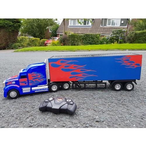 MEGA Alev Desenli Uzaktan Kumandalı Radyolu Tır-Uzaktan Kumandalı Araçlar