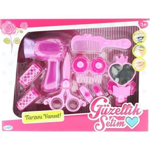 Mega Fön Makinası Oyuncak Güzellik Setim-Kız Rol Oyuncakları
