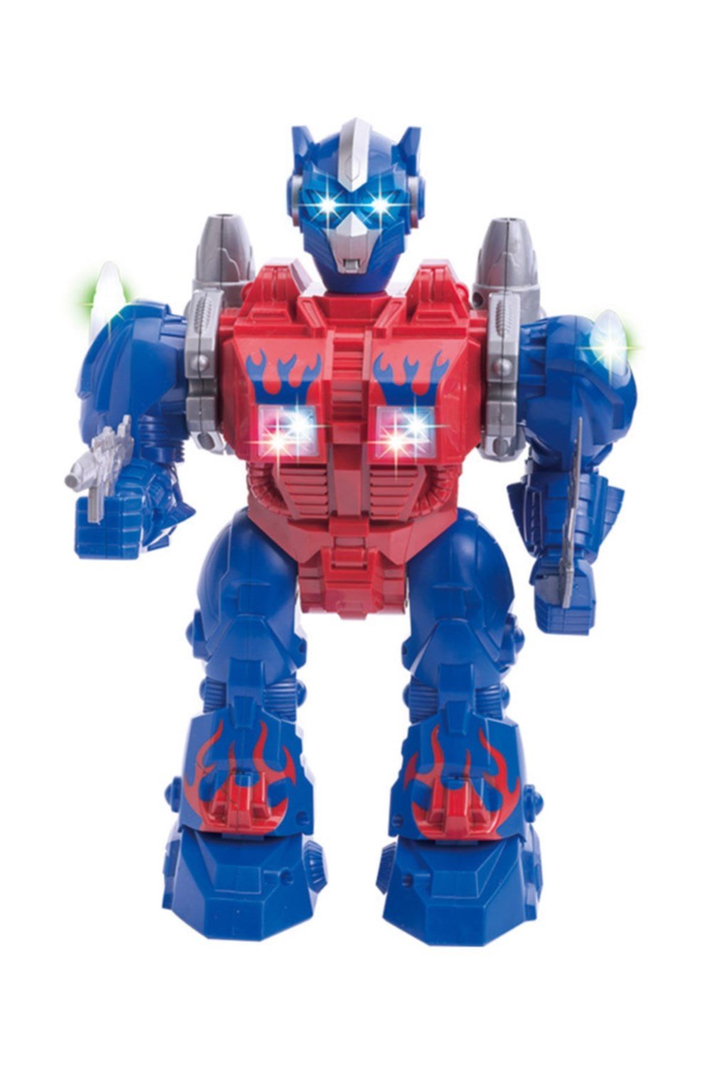 Mega Oyuncak Hareketli Sesli Ve Işıklı Füze Atan Robot-Eğitici Oyuncaklar