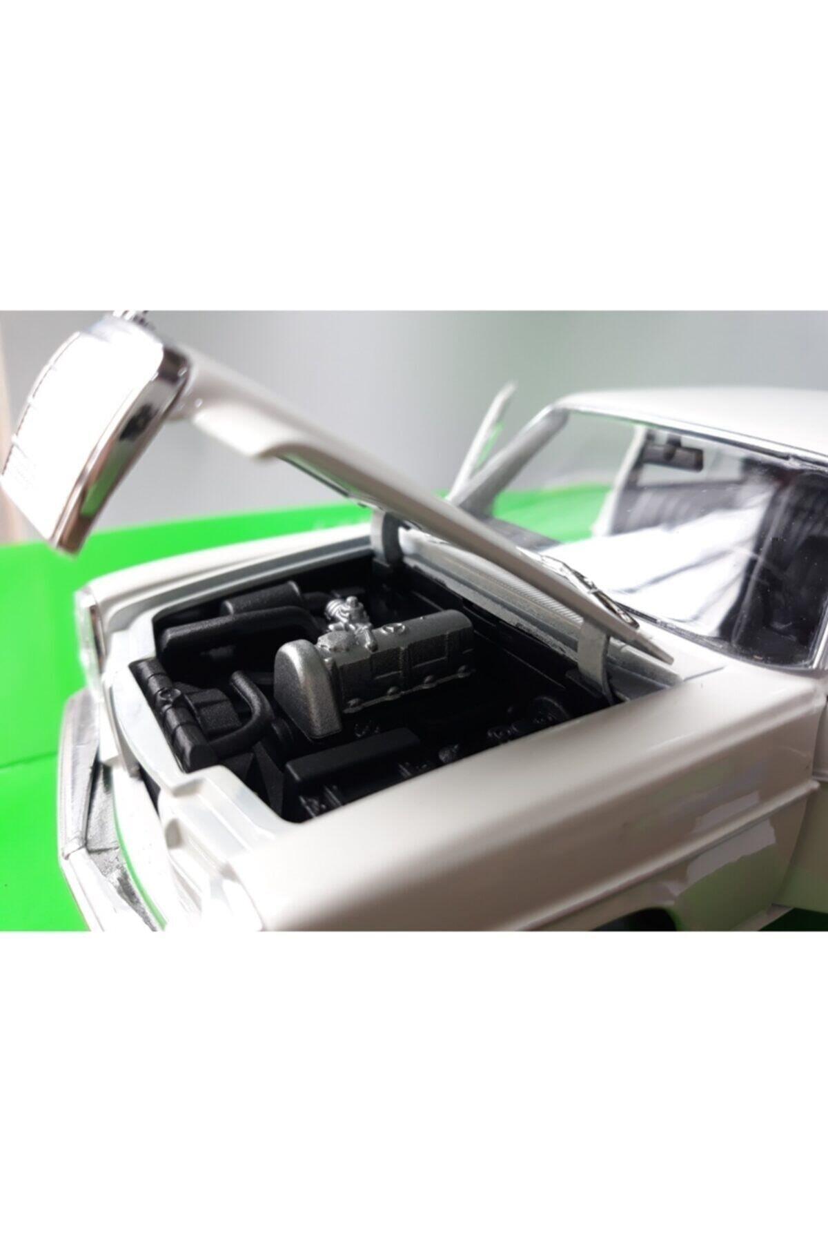 Mercedes Benz 220 Büyük Metal Araba 1.24 Diecast Orjinal-Maket Araçlar