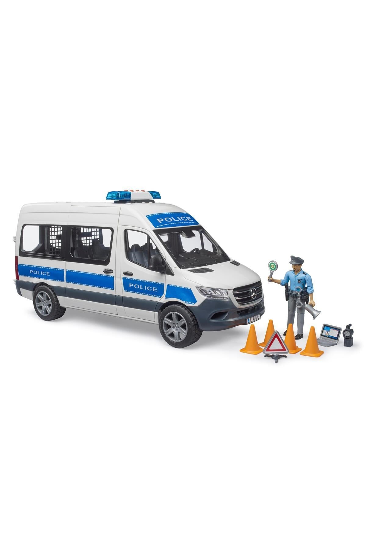 Mercedes Sprinter Polis Minibüsü ve Figürü 02683-Maket Araçlar