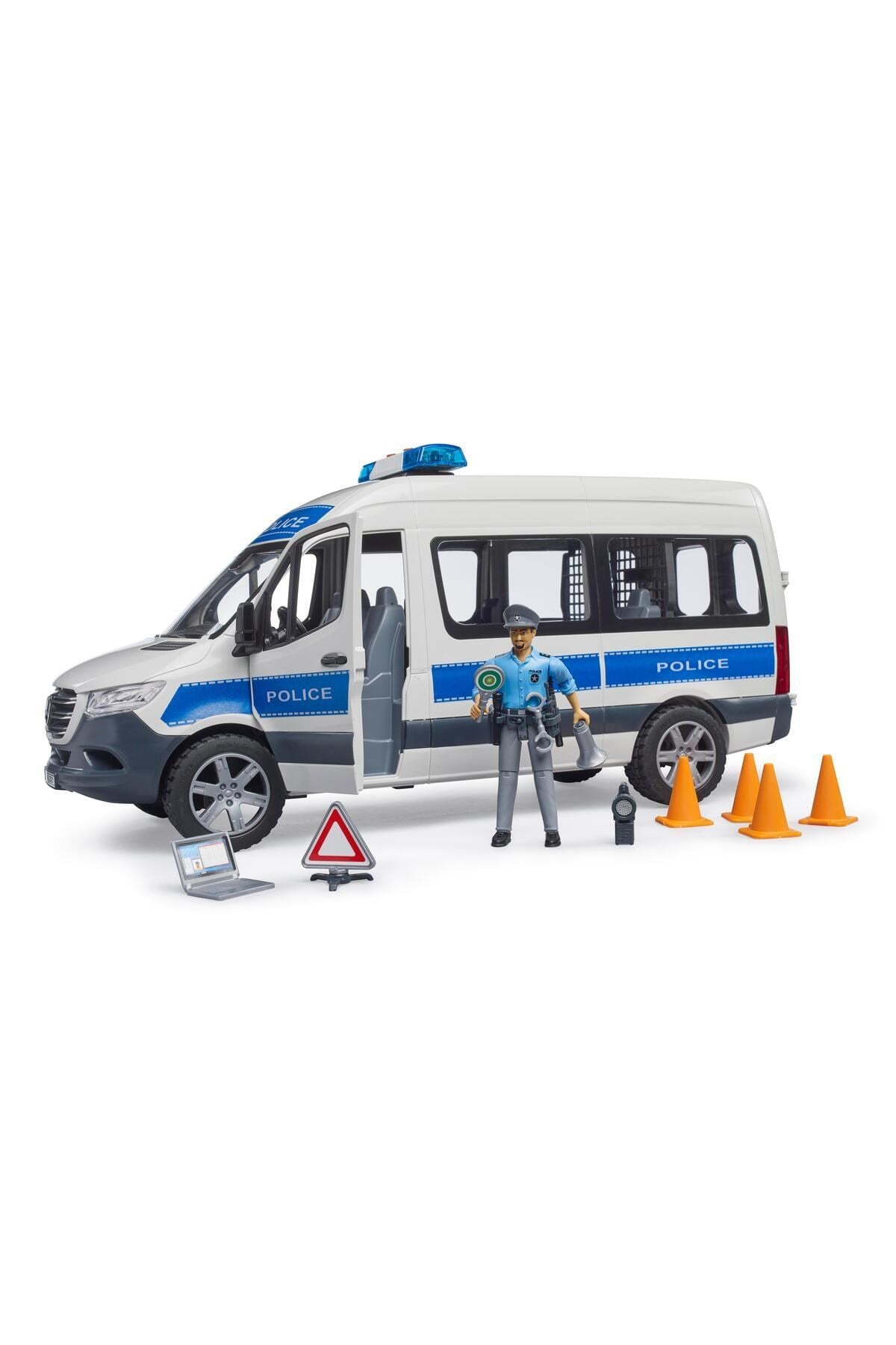 Mercedes Sprinter Polis Minibüsü ve Figürü 02683-Maket Araçlar