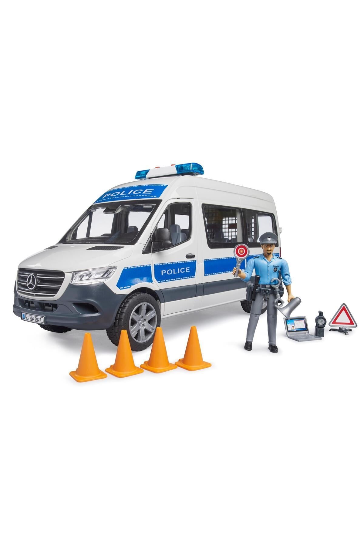 Mercedes Sprinter Polis Minibüsü ve Figürü 02683-Maket Araçlar