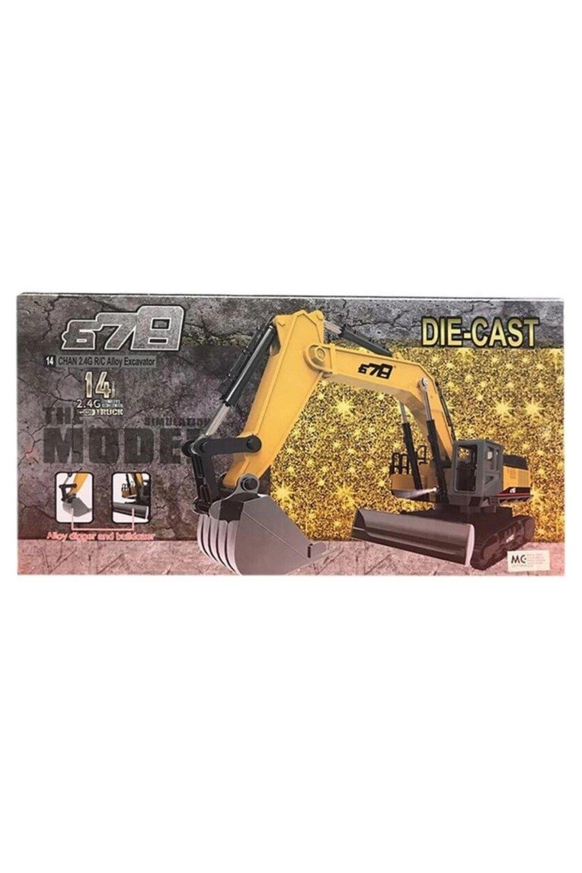 Metal Aksamlı Uzaktan Kumandalı Kepçe Dozer-Uzaktan Kumandalı Araçlar