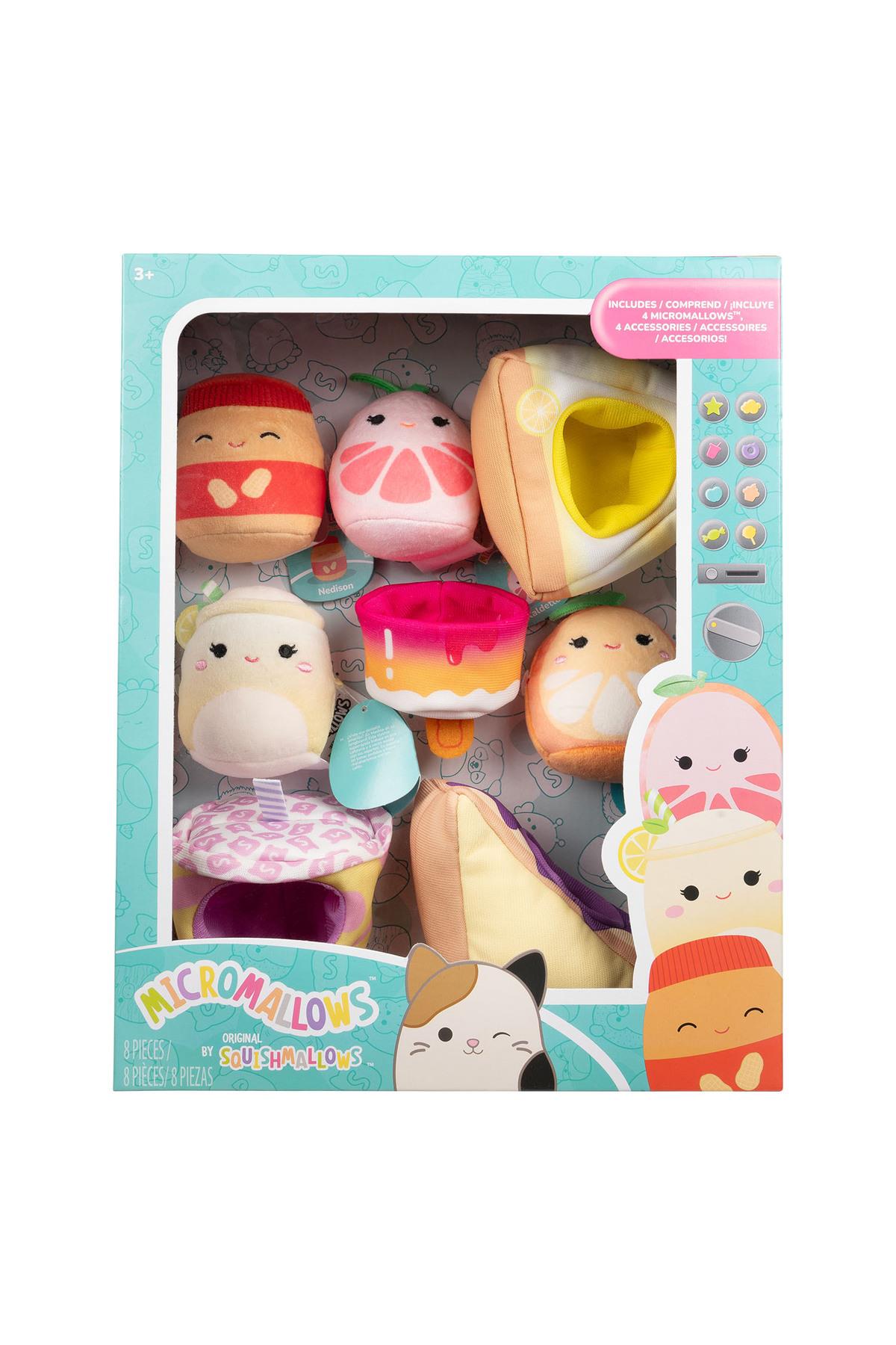 Micromallows 4 Figür + 4 Aksesuar Seti MM0018-Peluş Oyuncaklar