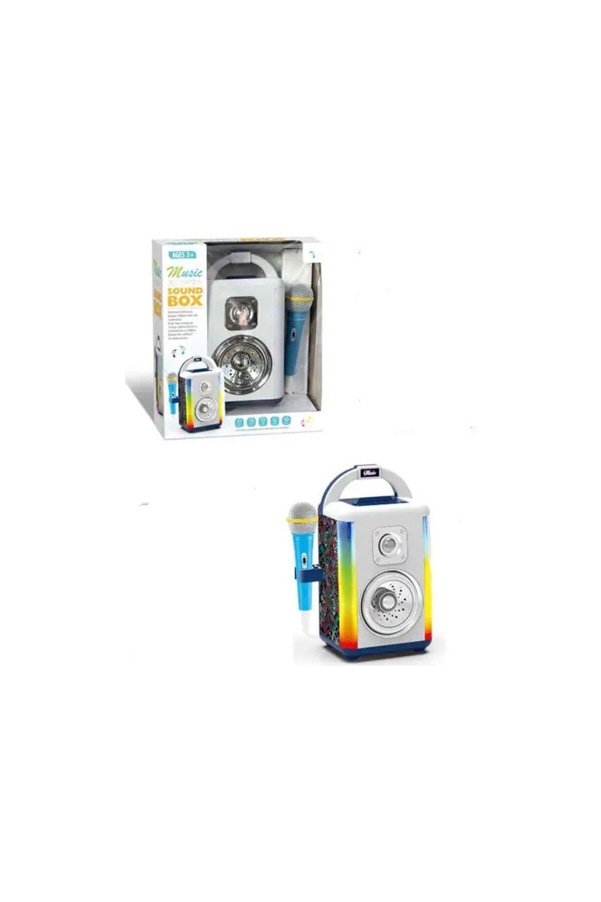 Mikrofonlu Bluetootlu Kareoke Seti Işıklı Çok Fonksiyonlu-Müzik Aletleri